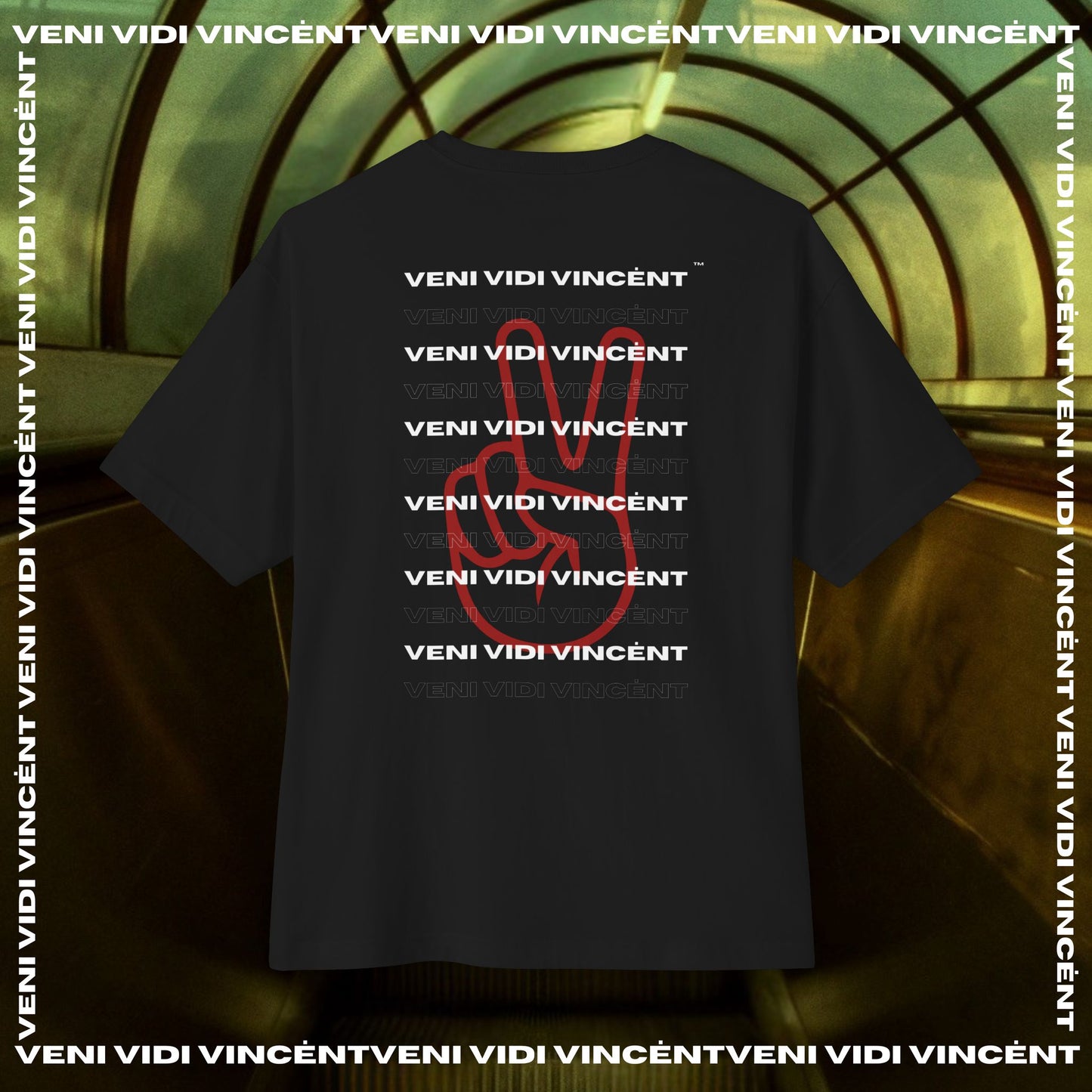 VENI VIDI VINCĖNT (CLASSIC) - OVERSIZED BOXY TEE